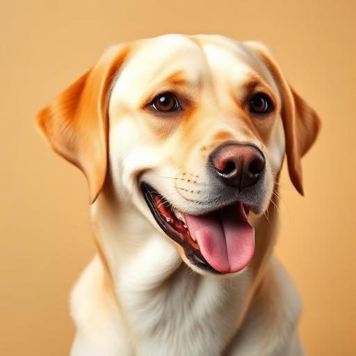 Foto de um cachorro da raça Labrador